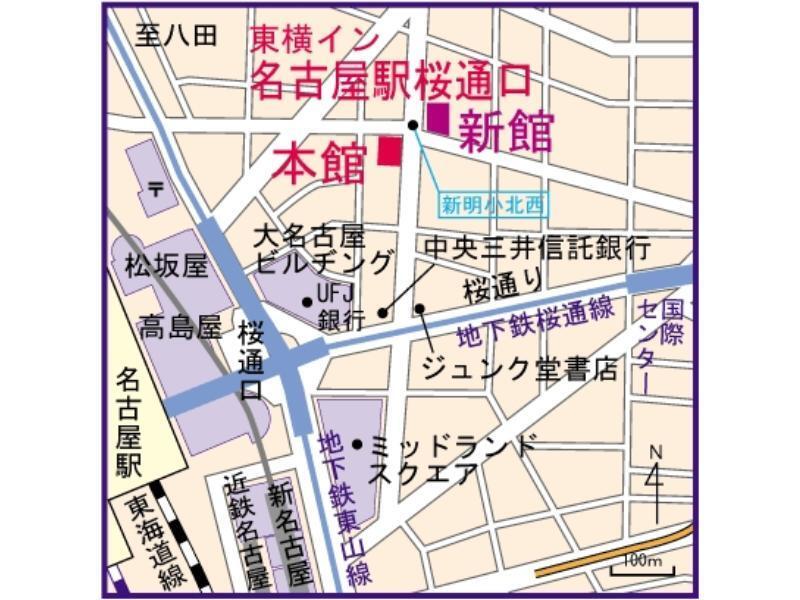 Toyoko Inn Nagoya-Eki Sakuradori-Guchi Honkan Esterno foto